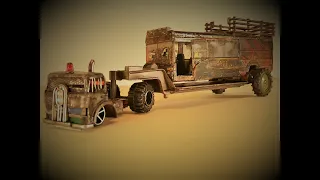 Custom model semi truck