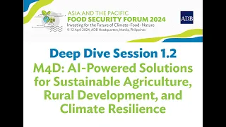 M4D: AI-Powered Solutions for Sustainable Agriculture, Rural Development, and Climate Resilience