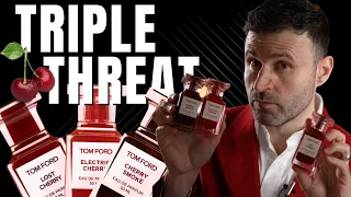 TOM FORD "TRIPLE THREAT" Cherry 🍒 Collection Fragrance Review