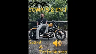 Two Brothers Racing Comp - S 2 in 1 on Harley Iron 883 | Performance & Sound?