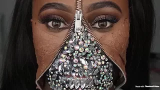 BLINGED OUT ZIPPER FACE | HOW TO