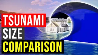 Tsunami Size Comparison 3D