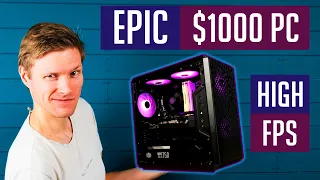 EPIC $1000 GAMING PC BUILD 2021 - HIGH FPS - Ryzen 5 3600 + RTX 2060 Super