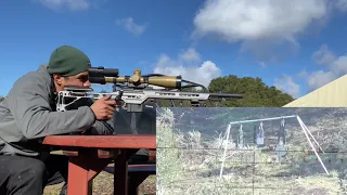300 yard 4.5inch target with Vudoo V22 in MPA chassis