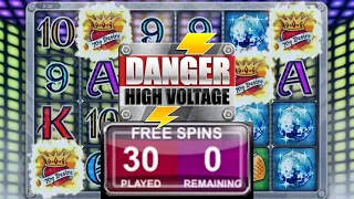 Danger High Voltage 30 Spin Bonus - PUNK Slots 2021