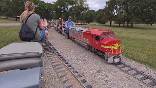 Mid South Live Steamers Sep 2023. Waiting on trains. Columbia Tennessee