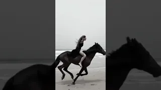 Beautiful horse | Beautiful girl | Horse riding