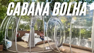 CABANA EM FORMA DE BOLHA | Cabana de Luxo no interior de SP | Paz, Amor e Viagem