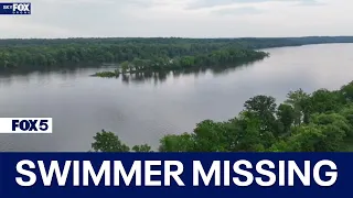 Search continues for swimmer who went missing in Potomac River