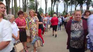 Митинг у братской могилы 2 июля 2019г. 1ч. г.Березино. Беларусь.