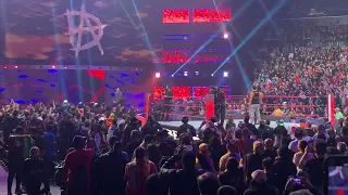 Seth Rollins & Roman Reigns give Dean Ambrose a farewell after Raw after Mania goes off the air