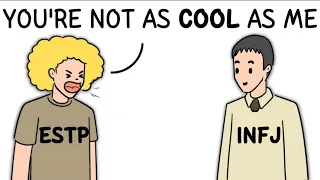 when ESTP bullying the INFJ 🤣