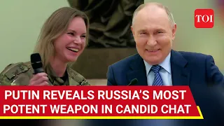 Putin Gets Candid With Military Volunteer; Reveals Russia's Most Powerful 'Secret' Weapon I Watch