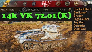 VK 72.01 (K) 🔝 14k dmg 4,7k block 🔝 World of Tanks ✔️