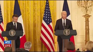 LIVE: Biden, Macron Hold a Joint News Conference at White House