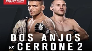 Rafael Dos Anjos vs Donald Cerrone 2 Full Fight - UFC FIGHT NIGHT