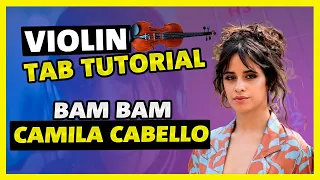 Bam Bam Violin Tutorial / Tab Tutorial / Sheet Music Violin / Tabs / Play Along