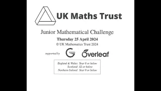 UKMT Junior Maths Challenge 2024