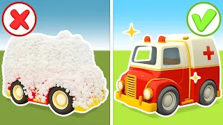 Street vehicles need help! NEW EPISODES. Clever cars save the day. Car cartoons for kids.
