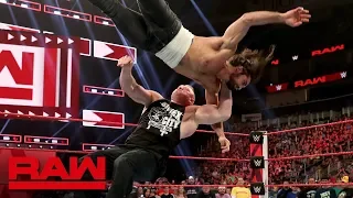 Seth Rollins stands up to Brock Lesnar despite injury: Raw, Aug. 5, 2019