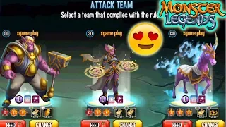 Monster Legends - Review Team combat Equipo General Family Shannara Bodyguard Pet level 130