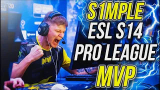 S1MPLE - MVP OF ESL SEASON 14 PRO LEAGUE!! CS:GO