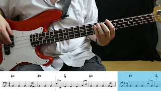 Uriah Heep   Lady In Black (Bass cover with notation)