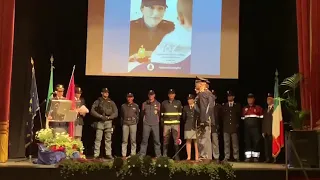 CUNEO: LA FESTA DELLA POLIZIA DI STATO - La consegna del riconoscimento al comm. Alberto Sette