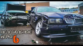 BMW e38 vs. Mercedes w140 - дерби без правил