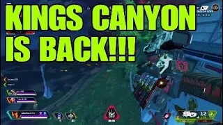 Kings Canyon is FINALLY BACK!! (Apex Legends PS4)