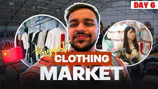 WORLD'S BIGGEST CLOTHING MARKET in China | Indian in China 🇨🇳