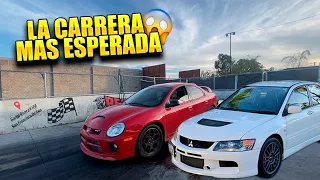 MI NEON SRT4 ME DIO PROBLEMAS EN LA CARRERA CON EL LANCER DE ALFREDO VALENZUELA || JUANITO MARTINEZ