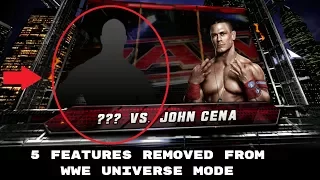 5 Features That Have Been REMOVED From WWE Universe Mode