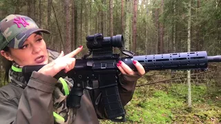 ПРАКТИЧЕСКАЯ СТРЕЛЬБА ДЛЯ ЧАЙНИКОВ! ОБЗОР ВИНТОВКА AR15! НАРЯД ДНЯ В ЛЕСУ!