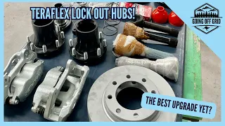 Teraflex Lockout Hub Kit With Big Brakes, 8 Lug & Full Float Conversion. Installation And Review!!!