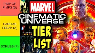 Marvel Cinematic Universe Movie Tier List (Updated with Spider-Man No Way Home and Dr Strange MOM)