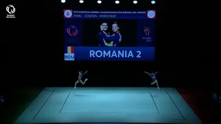 Sandra DINCA & Mihai Alin POPA (ROU) - 2021 Aerobics Europeans, Mixed Pairs final