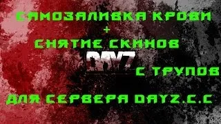 Заливание крови самому себе+снятие скинов(одежды) с трупов.Для сервера DayZ.C.C