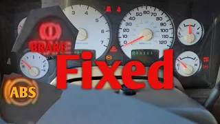 Dodge Ram Abs light, brake light, and speedometer Fixed fast