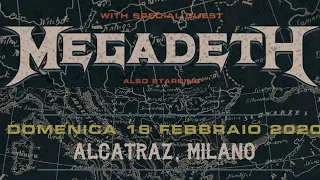 MEGADETH - Alcatraz, Milano, Italy, 16 feb 2020 - full gig