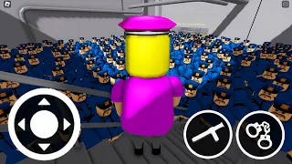 Qué pasaría si 1000 BARRY ESCAPEN DE LA PRISIÓN DE BARRY? Obby (#Roblox )