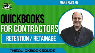 Contractor Retention Invoice Retainage In QuickBooks Desktop