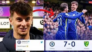 Soccer Reaction ️️⚽️⚽ CHELSEA BEATING NORWICH 7-0!! (MASON MOUNT HAT-TRICK)