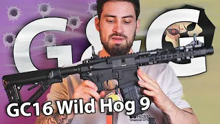 Страйкбольный автомат G&G GC16 Wild Hog 9 (KeyMod, Colt M4A1) видео обзор