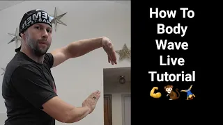 How To Body Wave a Live Dance Tutorial 🤸🐒💪