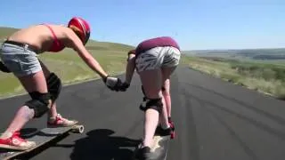 Downhill Babes Longboard Freeride 2012