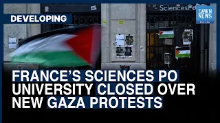 Police Remove Pro-Palestinian Students From Paris’s Sciences Po University | Dawn News English