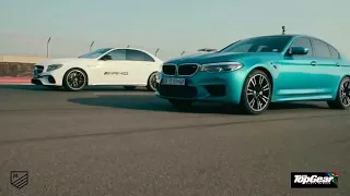 TOP GEAR BMW M5 f90 vs Mercedes E63 AMGs  Drag Racing