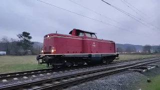 Trainspotting Highlights rechtsrheinisch 9.3.24 Bad Hönningen trains Traffic Rhine Valley