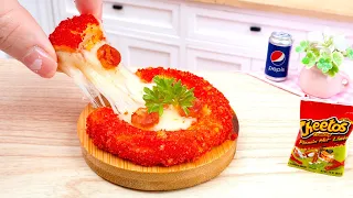 Hot Cheetos Pizza Recipe 🍕 Amazing Miniature Cooking Food Compilation | Delicious Miniature